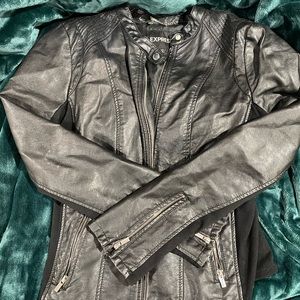 Leather express jacket. Size Large